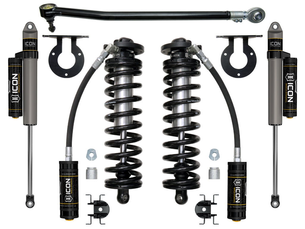 ICON Vehicle Dynamics K63143 17-23 FORD F-250/F-350 2.5-3" STAGE 3 COILOVER CONVERSION SYSTEM for Select Ford F-250 Super Duty, Ford F-350 Super Duty