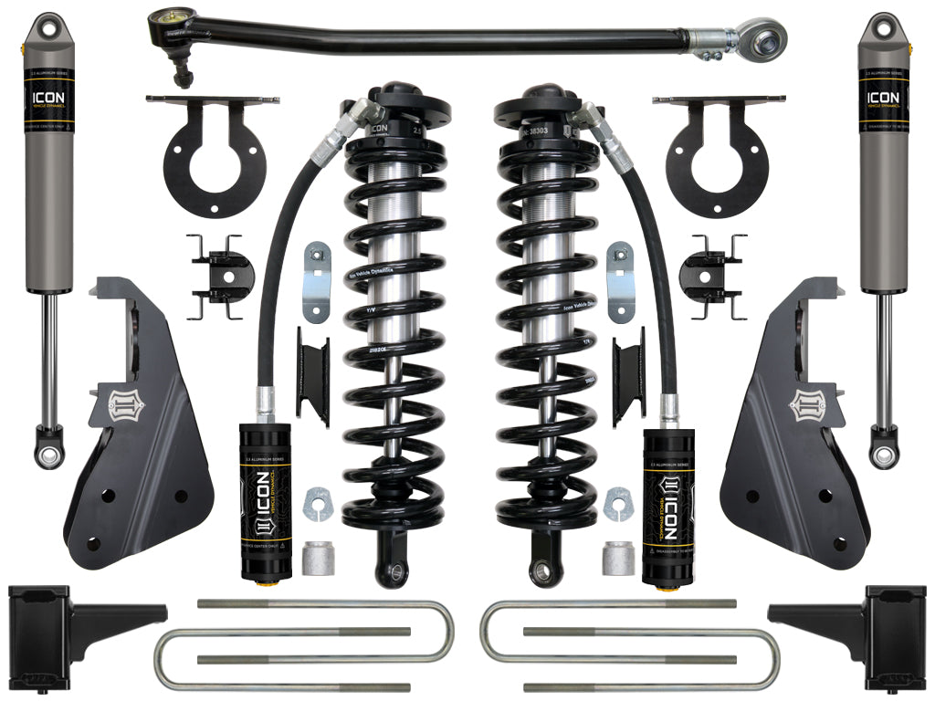 ICON Vehicle Dynamics K63152 17-22 FORD F-250/F-350 4-5.5" STAGE 2 COILOVER CONVERSION SYSTEM for Select Ford F-250 Super Duty, Ford F-350 Super Duty