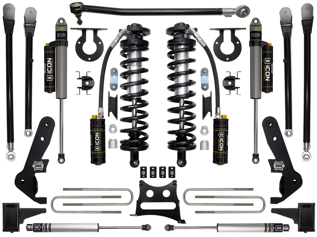ICON Vehicle Dynamics K63155 17-22 FORD F-250/F-350 4-5.5" STAGE 5 COILOVER CONVERSION SYSTEM for Select Ford F-250 Super Duty, Ford F-350 Super Duty