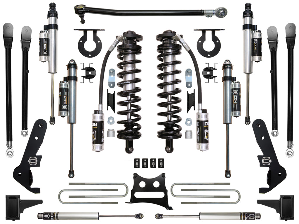 ICON Vehicle Dynamics K63156 17-22 FORD F-250/F-350 4-5.5" STAGE 6 COILOVER CONVERSION SYSTEM for Select Ford F-250 Super Duty, Ford F-350 Super Duty