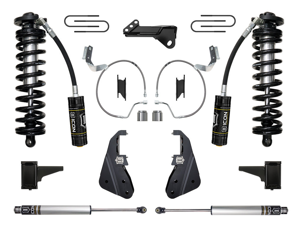 ICON Vehicle Dynamics K63171 23-25 FORD F250/F350 4-5.5" STAGE 1 COILOVER CONVERSION SYSTEM for Select Ford F-250 Super Duty, Ford F-350 Super Duty