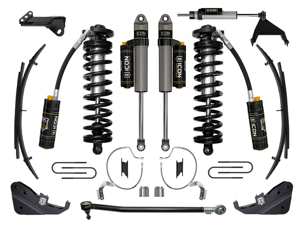 ICON Vehicle Dynamics K63175L 23-25 FORD F250/F350 4-5.5" STAGE 5 COILOVER CONVERSION SYS W/ EXPANSION PACKS for Select Ford F-250 Super Duty, Ford F-350 Super Duty