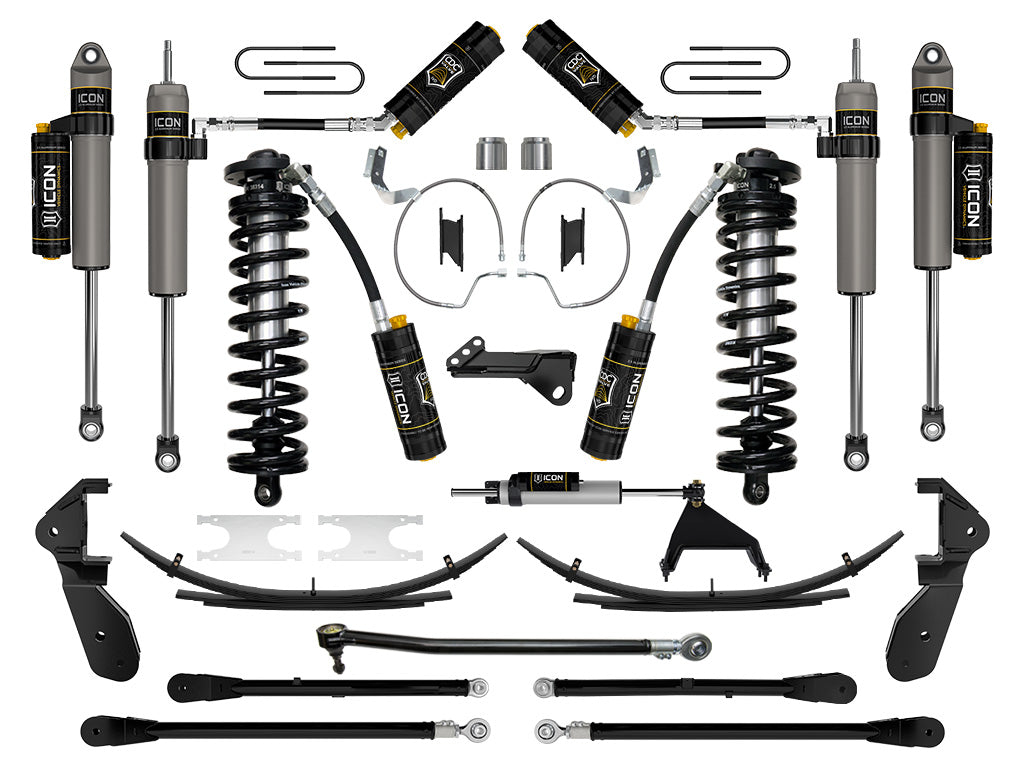 ICON Vehicle Dynamics K63177L 23-25 FORD F250/F350 4-5.5" STAGE 7 COILOVER CONVERSION SYS W/ EXPANSION PACKS for Select Ford F-250 Super Duty, Ford F-350 Super Duty