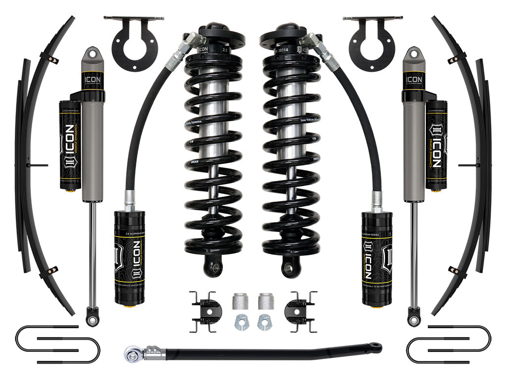 ICON Vehicle Dynamics K63183 08-10 FORD F250/F350 2.5-3" STAGE 3 COILOVER CONVERSION SYSTEM W EXPANSION PACK for Select Ford F-250 Super Duty, Ford F-350 Super Duty