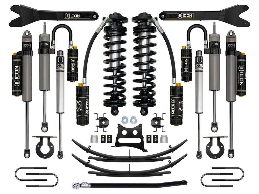 ICON Vehicle Dynamics K63186 08-10 FORD F250/F350 2.5-3" STAGE 6 COILOVER CONVERSION SYSTEM W EXPANSION PACK for Select Ford F-250 Super Duty, Ford F-350 Super Duty