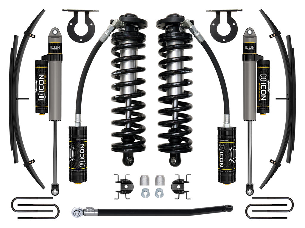 ICON Vehicle Dynamics K63193 11-16 FORD F250/F350 2.5-3" STAGE 3 COILOVER CONVERSION SYSTEM W EXPANSION PACK for Select Ford F-250 Super Duty, Ford F-350 Super Duty
