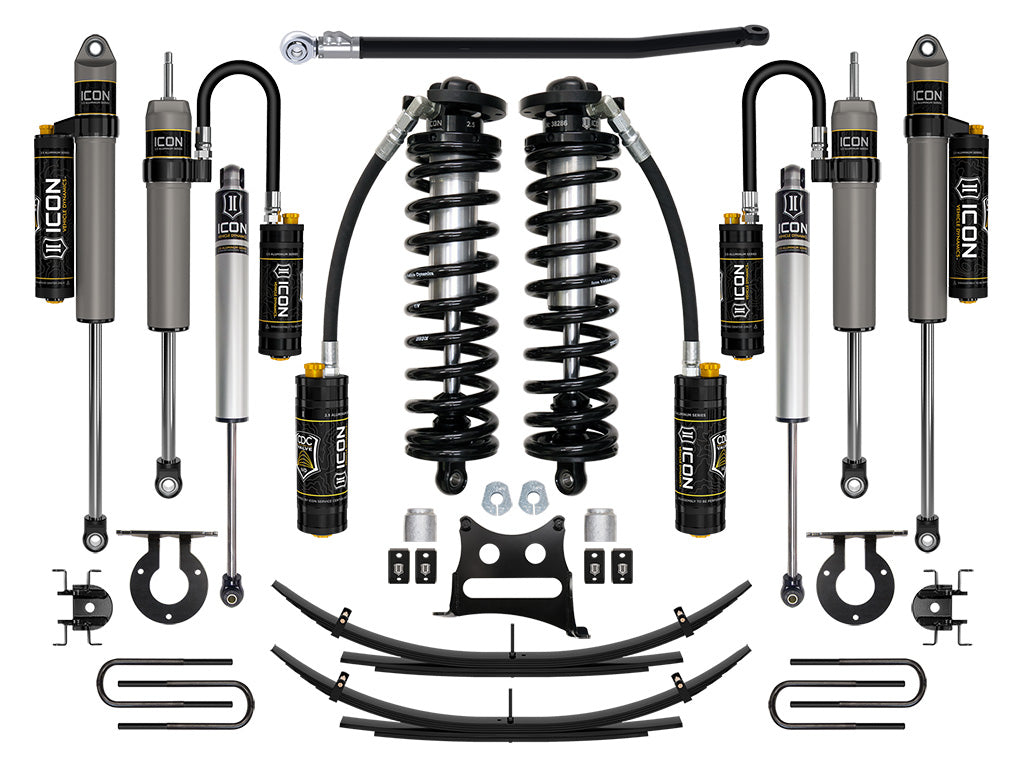 ICON Vehicle Dynamics K63195 11-16 FORD F250/F350 2.5-3" STAGE 5 COILOVER CONVERSION SYSTEM W EXPANSION PACK for Select Ford F-250 Super Duty, Ford F-350 Super Duty