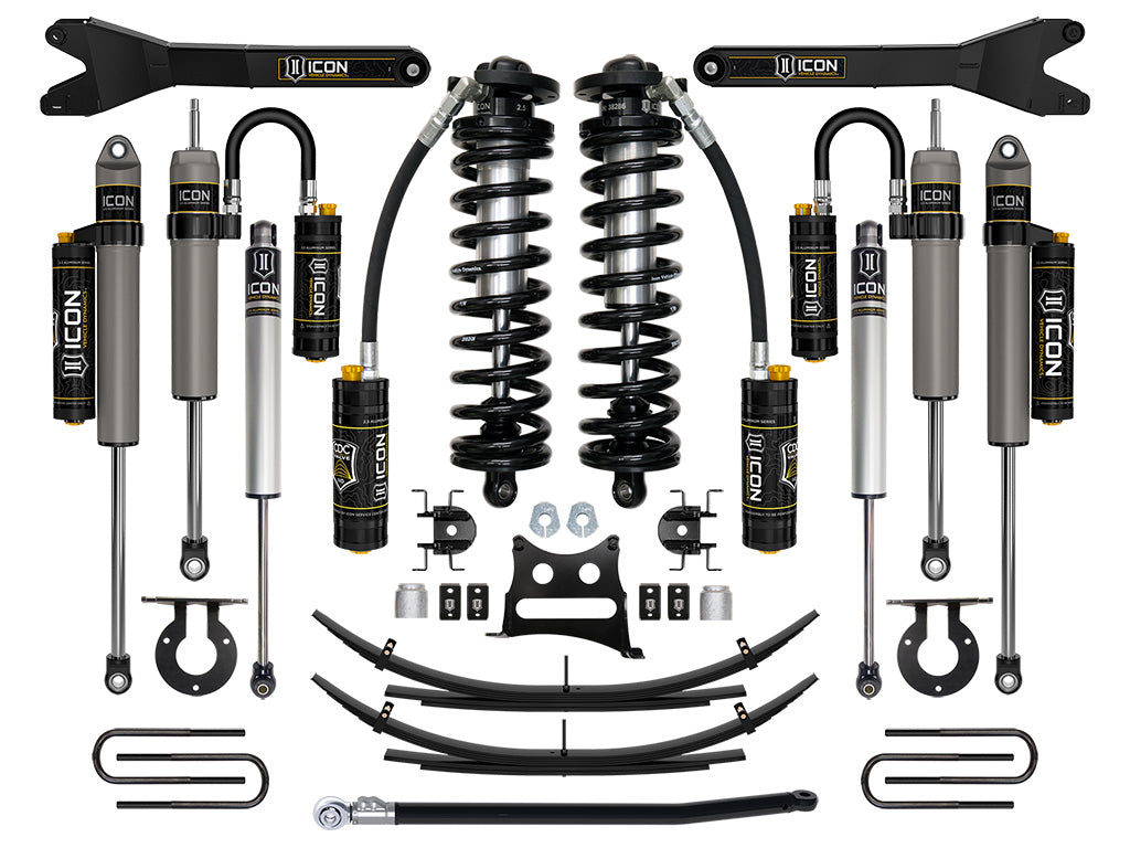 ICON Vehicle Dynamics K63196 11-16 FORD F250/F350 2.5-3" STAGE 6 COILOVER CONVERSION SYSTEM W EXPANSION PACK for Select Ford F-250 Super Duty, Ford F-350 Super Duty