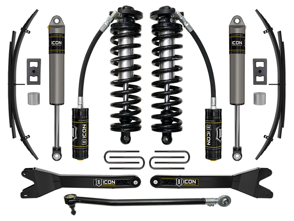 ICON Vehicle Dynamics K63202RL 23-25 FORD F250/F350 2.5-3" STAGE 2 CO CNV SYSTEM W/ RADIUS ARMS/EXPANSION PACK for Select Ford F-250 Super Duty, Ford F-350 Super Duty