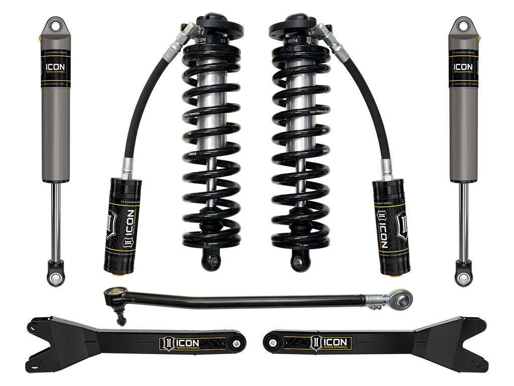 ICON Vehicle Dynamics K63202R 23-25 FORD F250/F350 2.5-3" STAGE 2 COILOVER CONVERSION SYSTEM W/ RADIUS ARMS for Select Ford F-250 Super Duty, Ford F-350 Super Duty