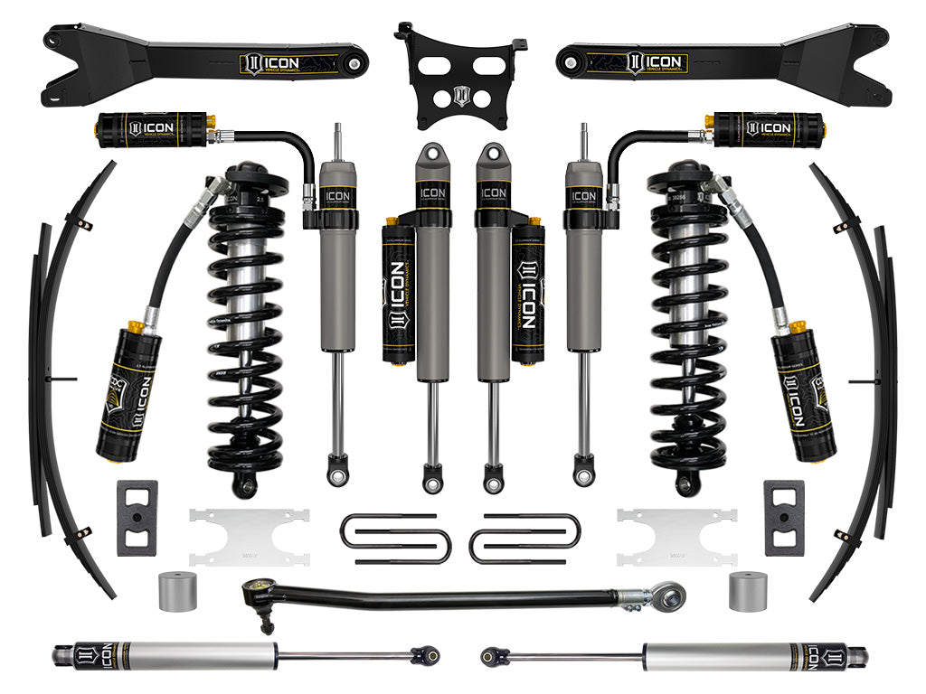 ICON Vehicle Dynamics K63205RL 23-25 FORD F250/F350 2.5-3" STAGE 5 C/O CONV SYS W/ RADIUS ARMS/EXPANSION PACKS for Select Ford F-250 Super Duty, Ford F-350 Super Duty