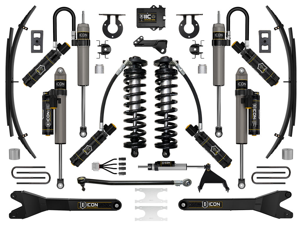 ICON Vehicle Dynamics K63207RL 23-25 FORD F250/F350 2.5-3" STAGE 7 C/O CONV SYS W/ RADIUS ARMS/EXPANSION PACKS for Select Ford F-250 Super Duty, Ford F-350 Super Duty