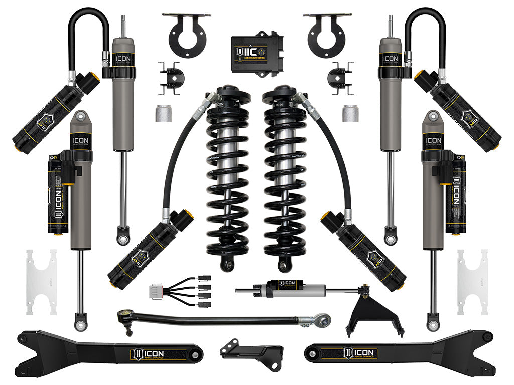 ICON Vehicle Dynamics K63207R 23-25 FORD F250/F350 2.5-3" STAGE 7 COILOVER CONVERSION SYSTEM W/ RADIUS ARMS for Select Ford F-250 Super Duty, Ford F-350 Super Duty