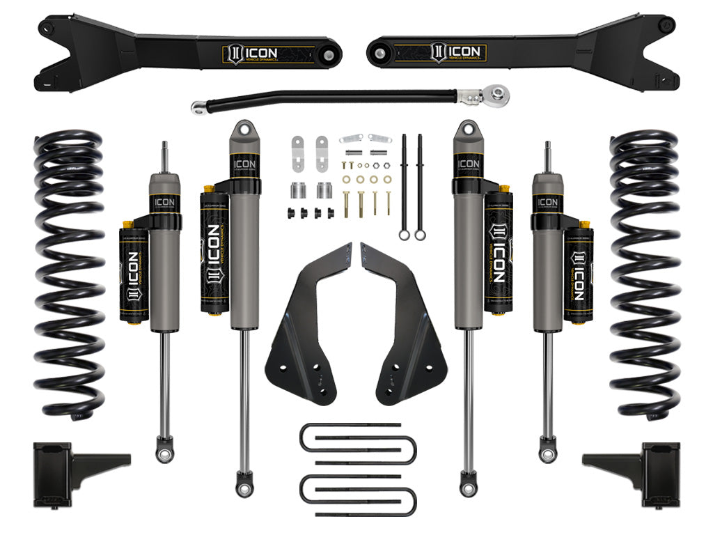 ICON Vehicle Dynamics K64503R 05-07 FORD F250/F350 4.5" STAGE 4 SUSPENSION SYSTEM W RADIUS ARM for Select Ford F-250 Super Duty, Ford F-350 Super Duty