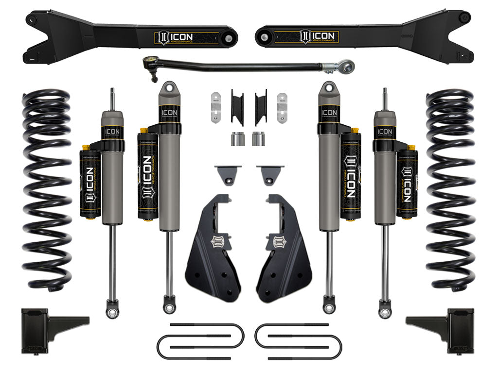 ICON Vehicle Dynamics K64514R 17-19 FORD F250/F350 4.5" STAGE 4 SUSPENSION SYSTEM W RADIUS ARM for Select Ford F-250 Super Duty, Ford F-350 Super Duty
