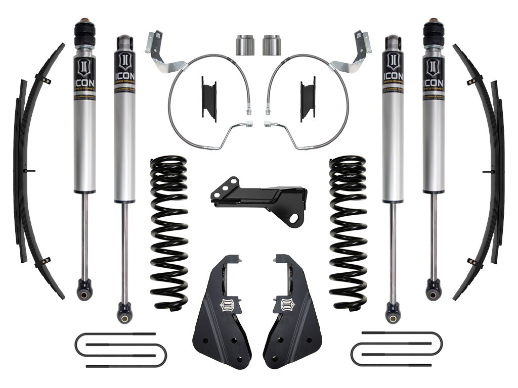 ICON Vehicle Dynamics K64541L 23-25 FORD F250/F350 4.5" STAGE 1 SUSPENSION SYSTEM DIESEL W/ EXPANSION PACKS for Select Ford F-250 Super Duty, Ford F-350 Super Duty