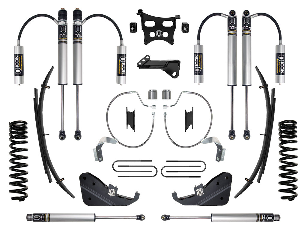 ICON Vehicle Dynamics K64542L 23-25 FORD F250/F350 4.5" STAGE 2 SUSPENSION SYSTEM DIESEL W/ EXPANSION PACKS for Select Ford F-250 Super Duty, Ford F-350 Super Duty
