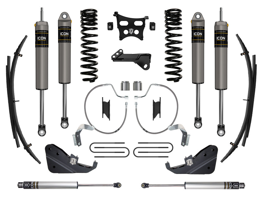 ICON Vehicle Dynamics K64543L 23-25 FORD F250/F350 4.5" STAGE 3 SUSPENSION SYSTEM DIESEL W/ EXPANSION PACKS for Select Ford F-250 Super Duty, Ford F-350 Super Duty