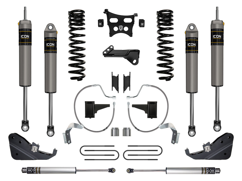 ICON Vehicle Dynamics K64543 23-25 FORD F250/F350 4.5" STAGE 3 SUSPENSION SYSTEM DIESEL for Select Ford F-250 Super Duty, Ford F-350 Super Duty
