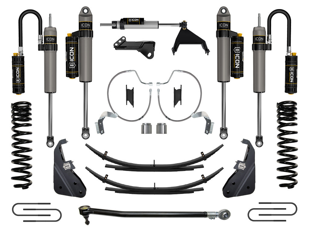 ICON Vehicle Dynamics K64545L 23-25 FORD F250/F350 4.5" STAGE 5 SUSPENSION SYSTEM DIESEL W/ EXPANSION PACKS for Select Ford F-250 Super Duty, Ford F-350 Super Duty