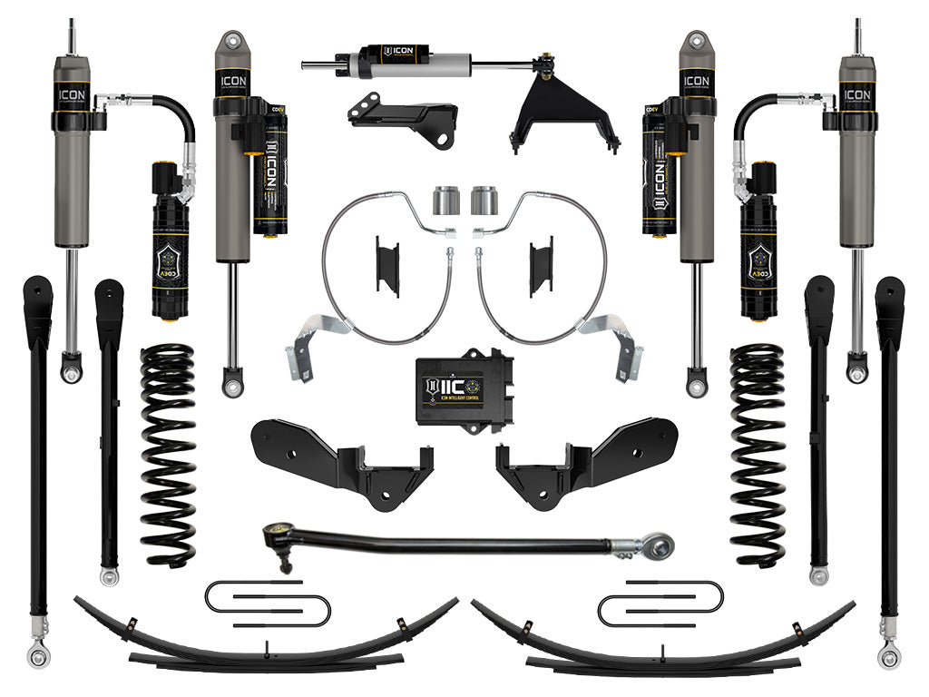 ICON Vehicle Dynamics K64548L 23-25 FORD F250/F350 4.5" STAGE 8 SUSPENSION SYSTEM DIESEL W/ EXPANSION PACKS for Select Ford F-250 Super Duty, Ford F-350 Super Duty