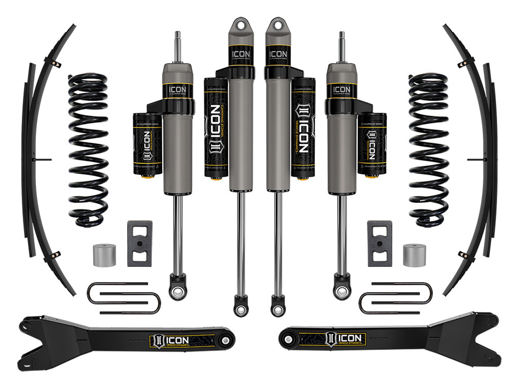 ICON Vehicle Dynamics K65891RL 23-25 FORD F250/F350 DIESEL 2.5" STAGE 2 SUSP SYS RADIUS ARMS/EXPANSION PACK for Select Ford F-250 Super Duty, Ford F-350 Super Duty