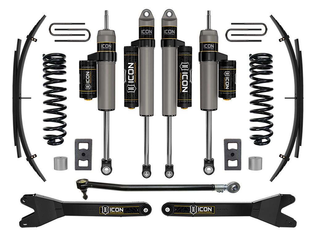 ICON Vehicle Dynamics K65892RL 23-25 FORD F250/F350 DIESEL 2.5" STAGE 3 SUSP SYS RADIUS ARMS/EXPANSION PACK for Select Ford F-250 Super Duty, Ford F-350 Super Duty