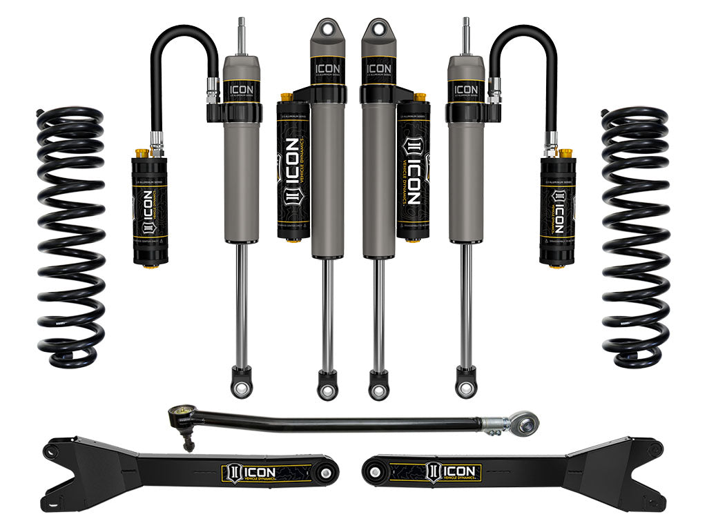 ICON Vehicle Dynamics K65893R 23-25 FORD F250/F350 DIESEL 2.5" STAGE 4 SUSPENSION SYSTEM W/ RADIUS ARMS for Select Ford F-250 Super Duty, Ford F-350 Super Duty