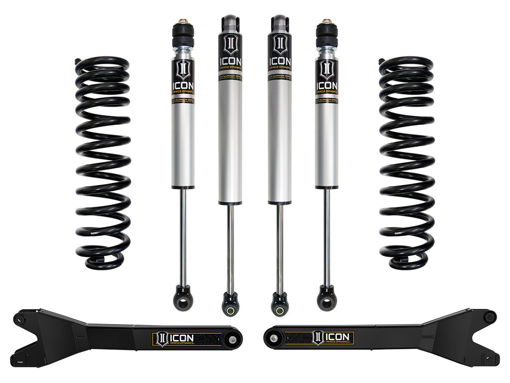 ICON Vehicle Dynamics K65895R 23-25 FORD F250/F350 GAS 2.5" STAGE 1 SUSPENSION SYSTEM W/ RADIUS ARMS for Select Ford F-250 Super Duty, Ford F-350 Super Duty