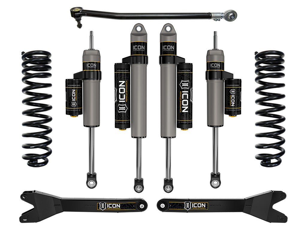 ICON Vehicle Dynamics K65897R 23-25 FORD F250/F350 GAS 2.5" STAGE 3 SUSPENSION SYSTEM W/ RADIUS ARMS for Select Ford F-250 Super Duty, Ford F-350 Super Duty