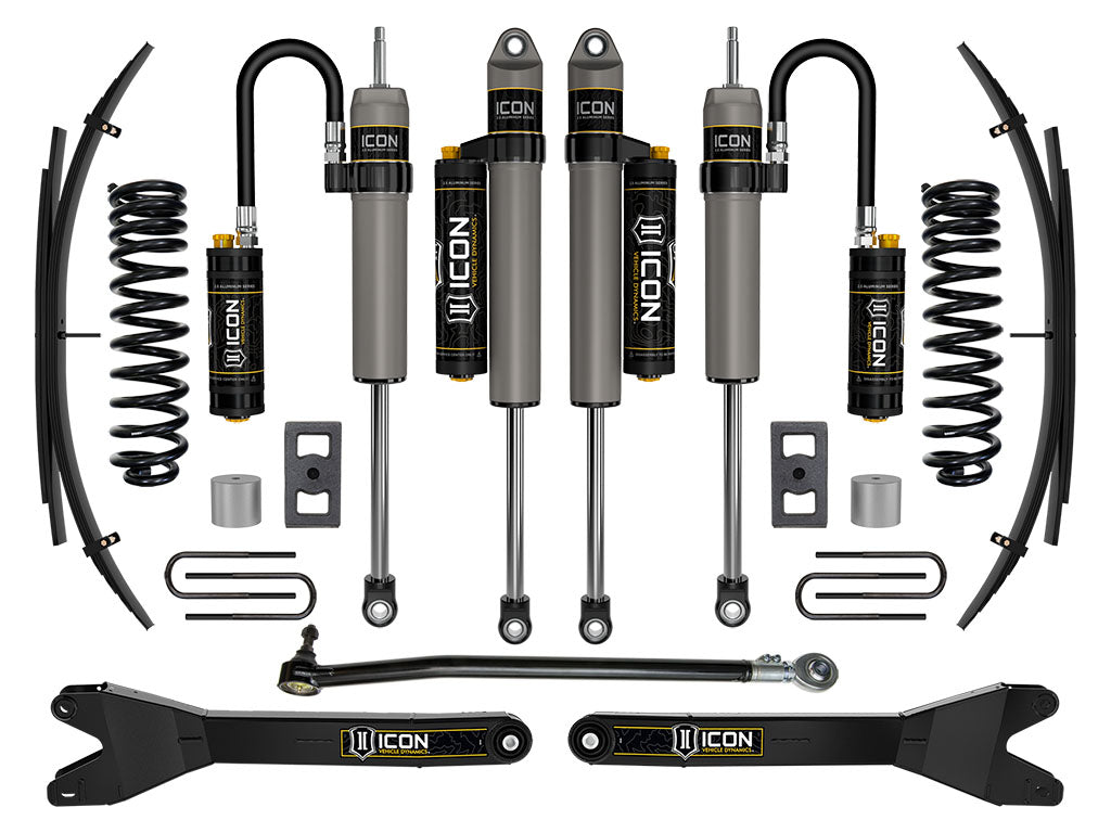 ICON Vehicle Dynamics K65898RL 23-25 FORD F250/F350 GAS 2.5" STAGE 4 SUSPENSION SYS RADIUS ARMS/EXPANSION PACK for Select Ford F-250 Super Duty, Ford F-350 Super Duty