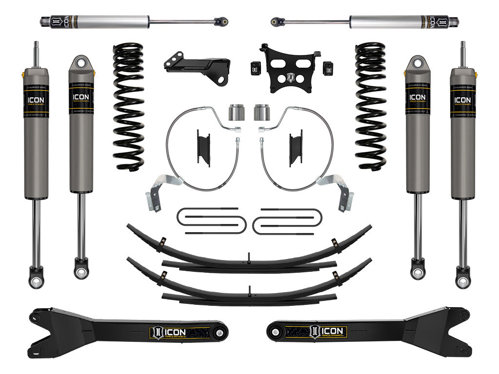 ICON Vehicle Dynamics K65902RL 23-25 FORD F250/F350 4.5" STAGE 3 SUSP SYS DIESEL W/ RADIUS ARMS/EXPANSION PACKS for Select Ford F-250 Super Duty, Ford F-350 Super Duty