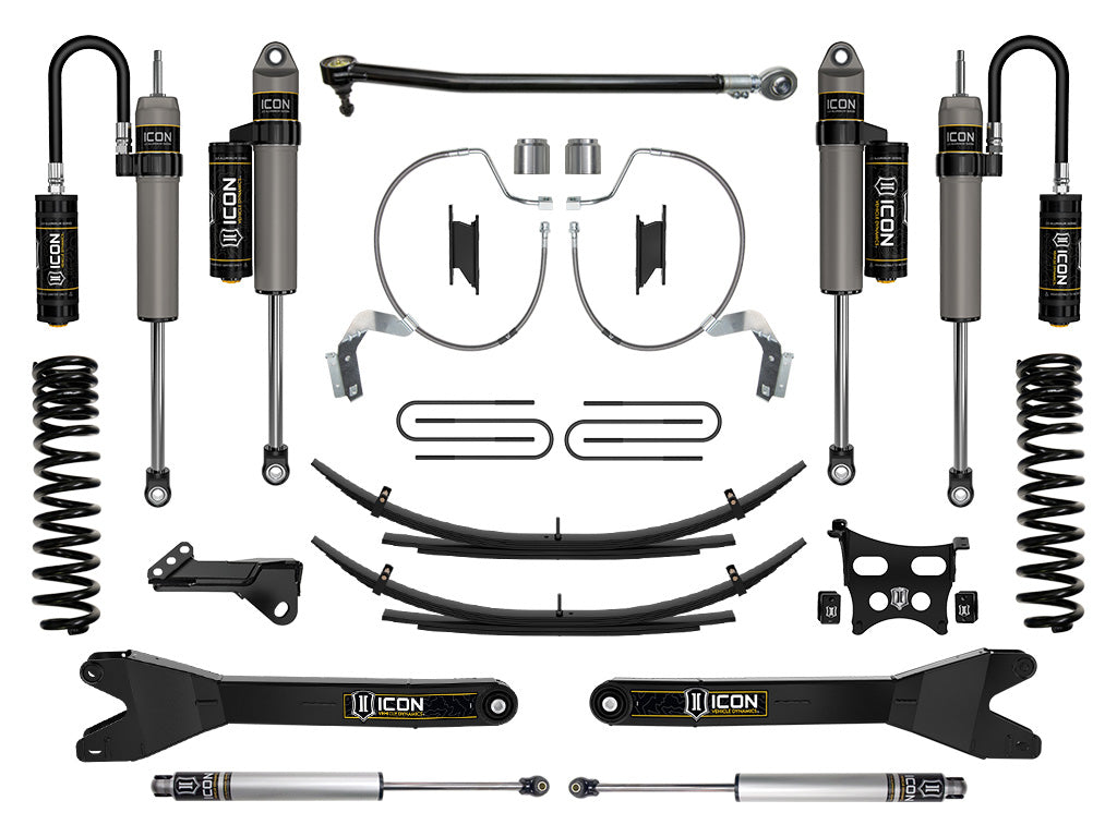 ICON Vehicle Dynamics K65913RL 23-25 FORD F250/F350 4.5" STAGE 4 SUSP SYS GAS W/ RADIUS ARMS/EXPANSION PACKS for Select Ford F-250 Super Duty, Ford F-350 Super Duty