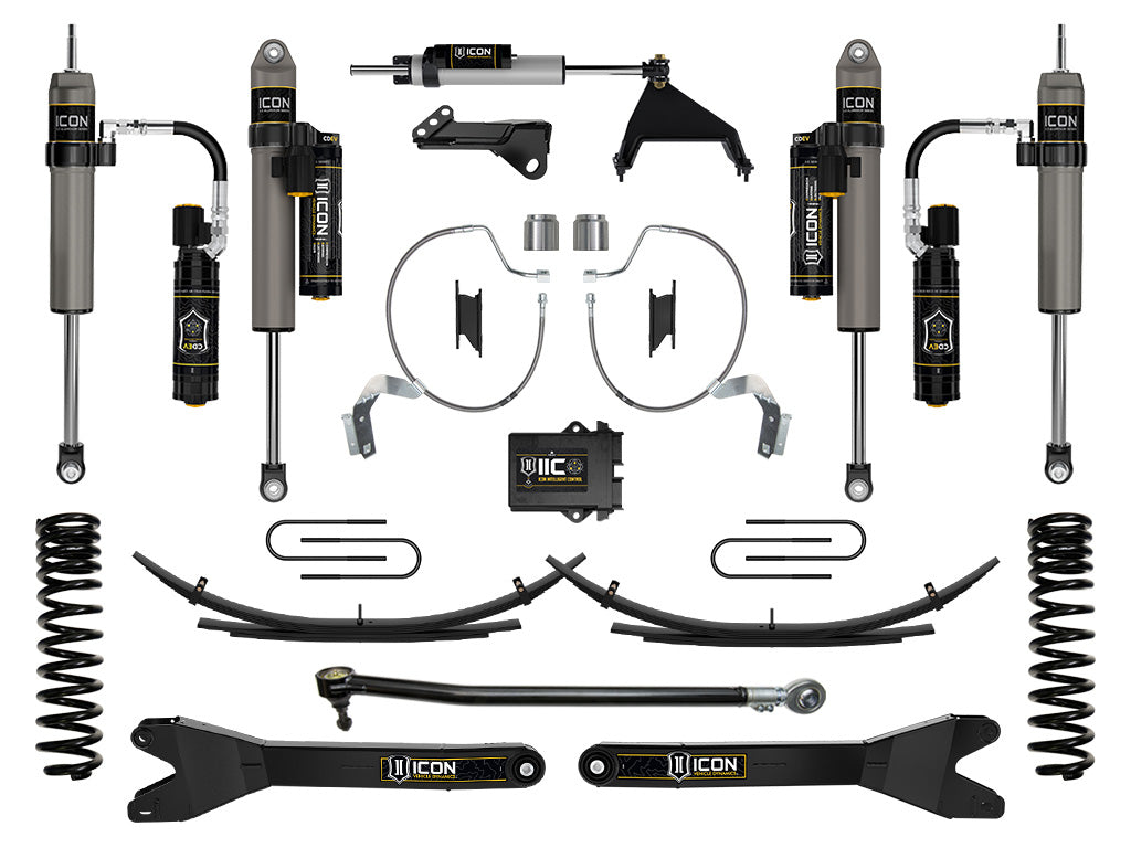 ICON Vehicle Dynamics K65917RL 23-25 FORD F250/F350 4.5" STAGE 8 SUSP SYS GAS RADIUS ARMS/EXPANSION PACKS for Select Ford F-250 Super Duty, Ford F-350 Super Duty