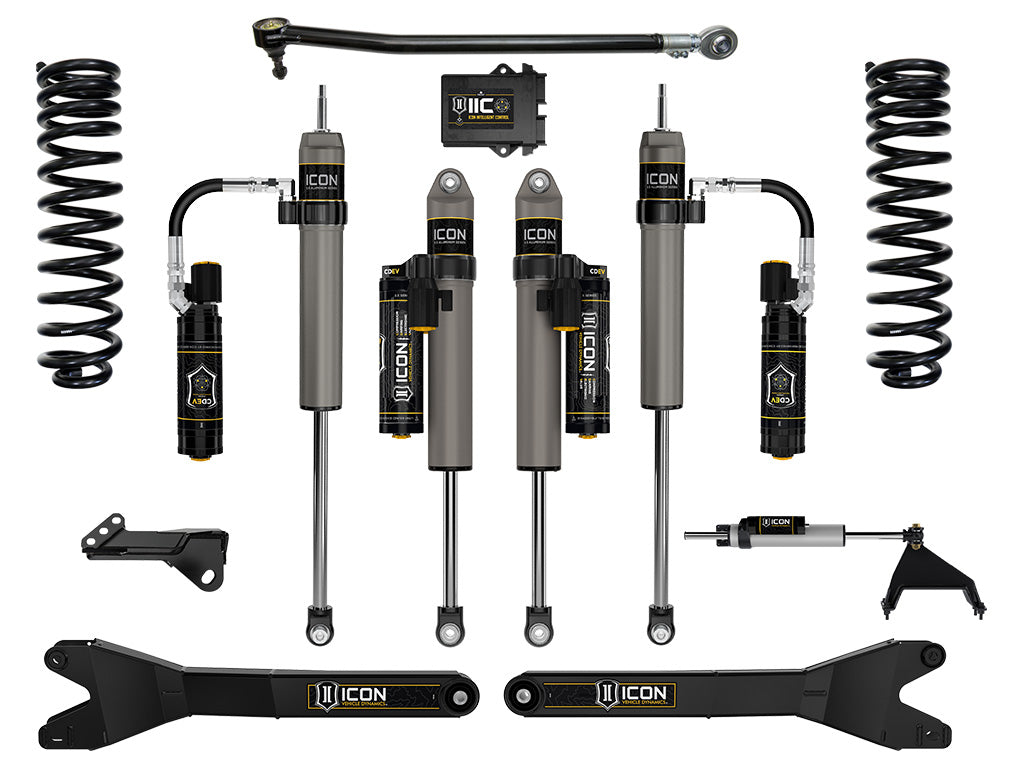 ICON Vehicle Dynamics K65918R 23-25 FORD F250/F350 DIESEL 2.5" STAGE 6 SUSPENSION SYSTEM W/ RADIUS ARMS for Select Ford F-250 Super Duty, Ford F-350 Super Duty