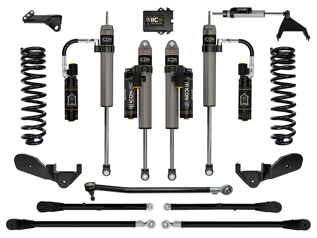 ICON Vehicle Dynamics K65918 23-25 FORD F250/F350 DIESEL 2.5" STAGE 6 SUSPENSION SYSTEM W/ 4-LINK for Select Ford F-250 Super Duty, Ford F-350 Super Duty