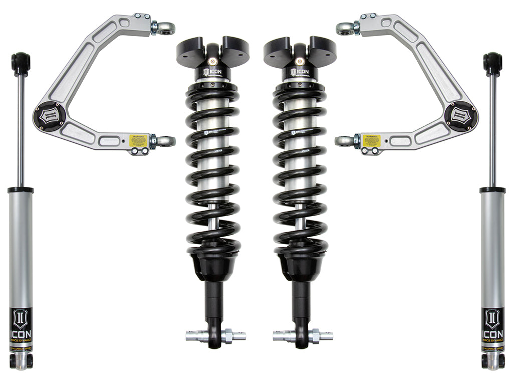 ICON Vehicle Dynamics K73062 19-23 GM 1500 1.5-3.5" STAGE 2 SUSPENSION SYSTEM W BILLET UCA for Select Chevrolet Silverado 1500, Chevrolet Silverado LTD, GMC Sierra 1500, GMC Sierra Limited