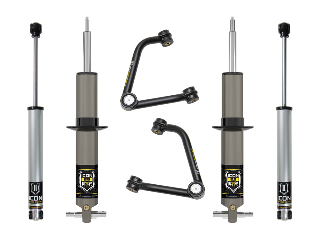 ICON Vehicle Dynamics K73072T 19-23 GM 1500 2.38-3.75" STAGE 2 EXP SUSPENSION SYSTEM W TUBULAR UCA for Select Chevrolet Silverado 1500, GMC Sierra