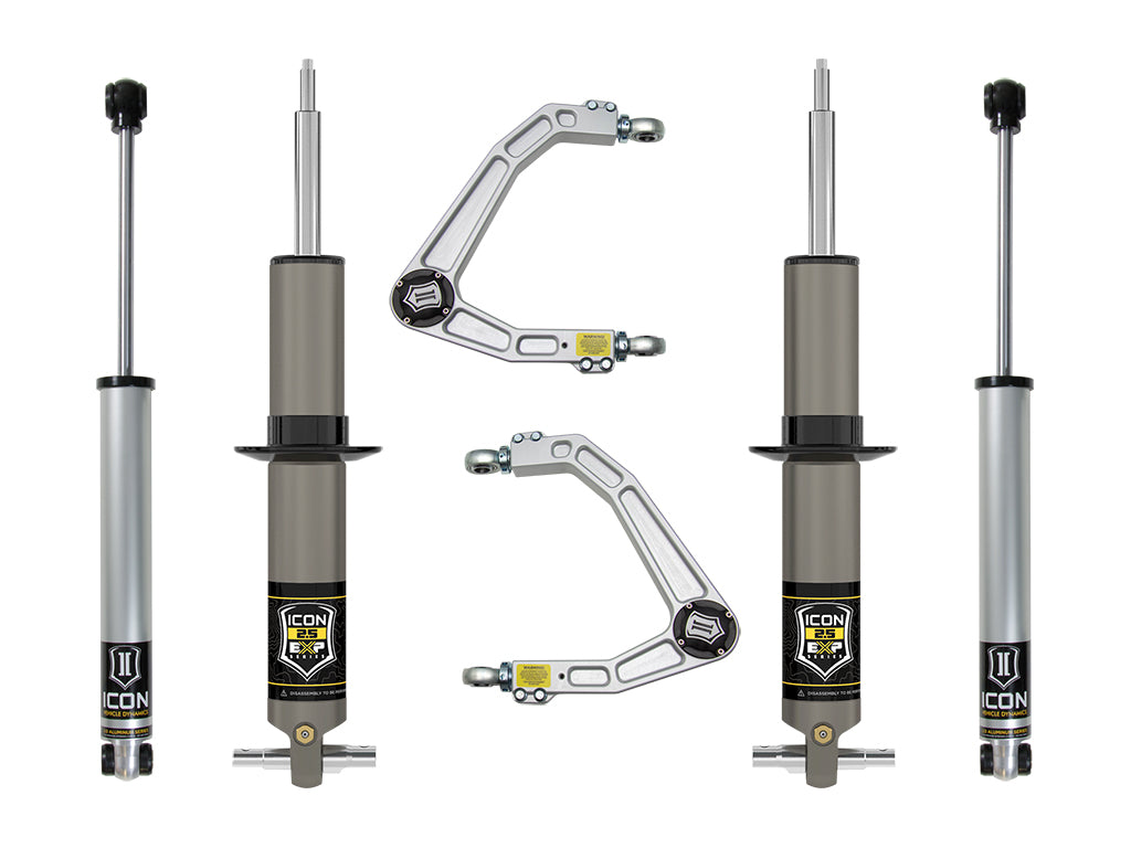 ICON Vehicle Dynamics K73072 19-23 GM 1500 2.38-3.75" STAGE 2 EXP SUSPENSION SYSTEM W BILLET UCA for Select Chevrolet Silverado 1500, GMC Sierra