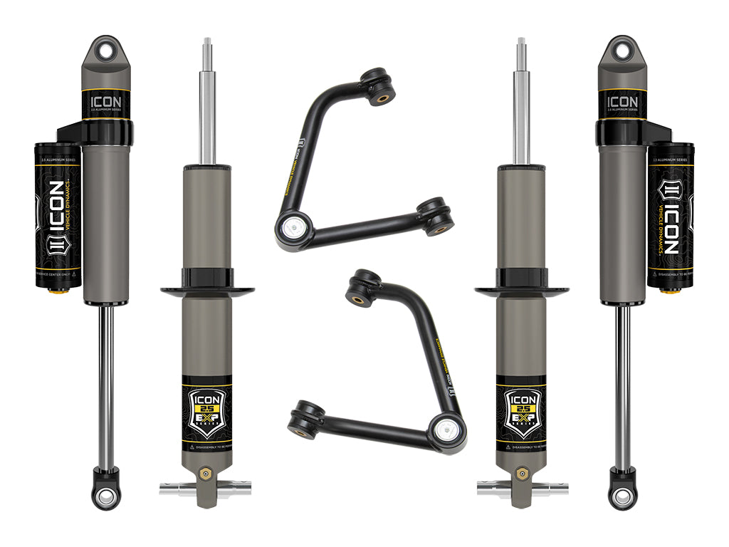 ICON Vehicle Dynamics K73073T 19-23 GM 1500 2.38-3.75" STAGE 3 EXP SUSPENSION SYSTEM W TUBULAR UCA for Select Chevrolet Silverado 1500, GMC Sierra