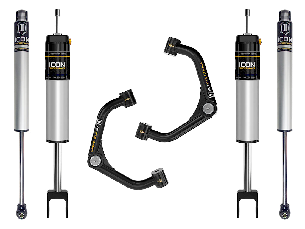 ICON Vehicle Dynamics K78351T 20-UP GM 2500HD/3500 0-2" STAGE 1 SUSPENSION SYSTEM (TUBULAR) for Select Chevrolet Silverado HD, Chevrolet Silverado HD, GMC Sierra HD, GMC Sierra HD