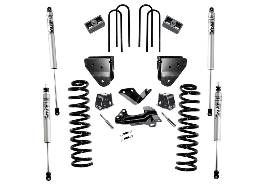 Superlift K796F 4in. Lift Kit w/FOX Shocks-05-07 F250/350 4WD Dsl w/o 4Link Arms w/o RadiusArms for Select Ford F-250 Super Duty, Ford F-350 Super Duty