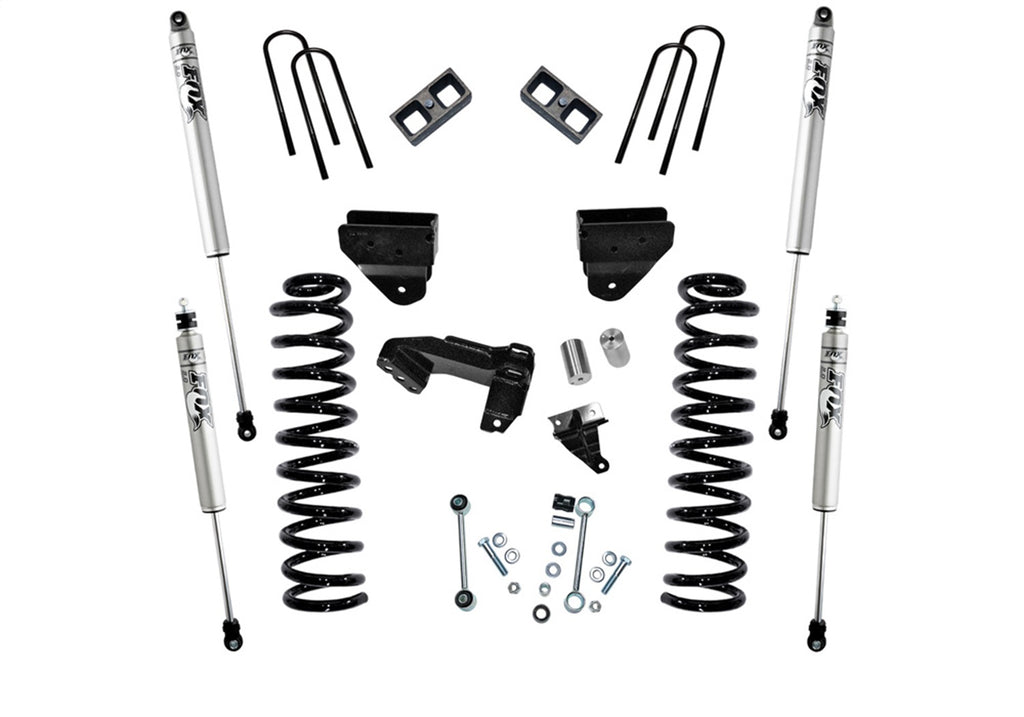Superlift K854F 4in. Lift Kit w/FOX Shocks-08-10 F250/350 4WD Dsl w/o 4Link Arms w/o RadiusArms for Select Ford F-250 Super Duty, Ford F-350 Super Duty