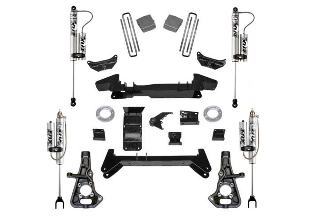 Superlift K860FX 6in. Lift Kit w/FOX Shocks-01-10 Silv/Sierra 2500HD/3500HD 4WD-Knuckle Kit for Select Chevrolet Silverado HD, Chevrolet Silverado HD Classic, Chevrolet Silverado 3500, Chevrolet Silverado Classic, Chevrolet Silverado HD, GMC Sierra HD,