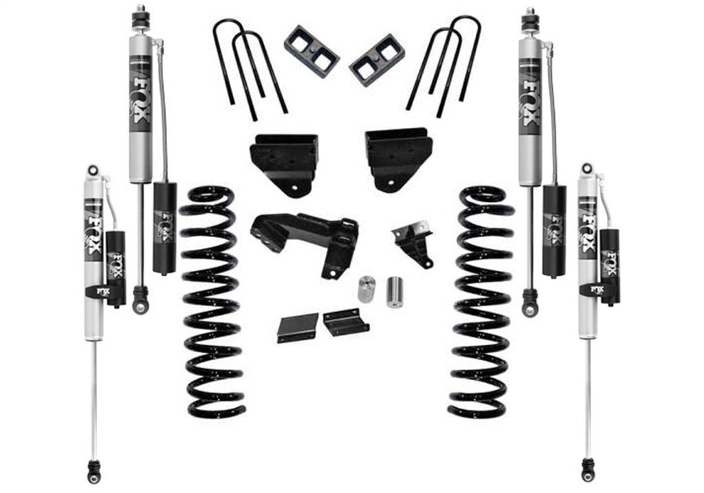 Superlift K876FX 4in. Lift Kit w/FOX 2.0 ResShocks-11-16 F2/350 4WD Dsl w/o4Link Arms w/oRadArms for Select Ford F-250 Super Duty, Ford F-350 Super Duty