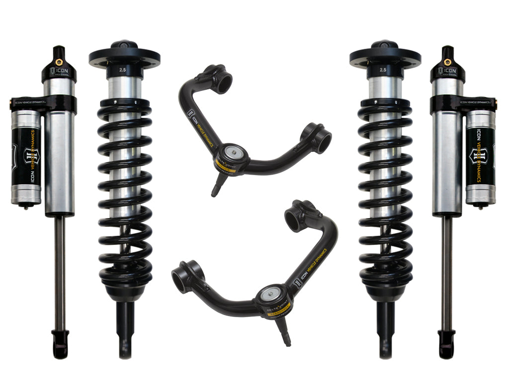 ICON Vehicle Dynamics K93003T 09-13 FORD F150 4WD 0-2.63" STAGE 3 SUSPENSION SYSTEM W TUBULAR UCA for Select Ford F-150