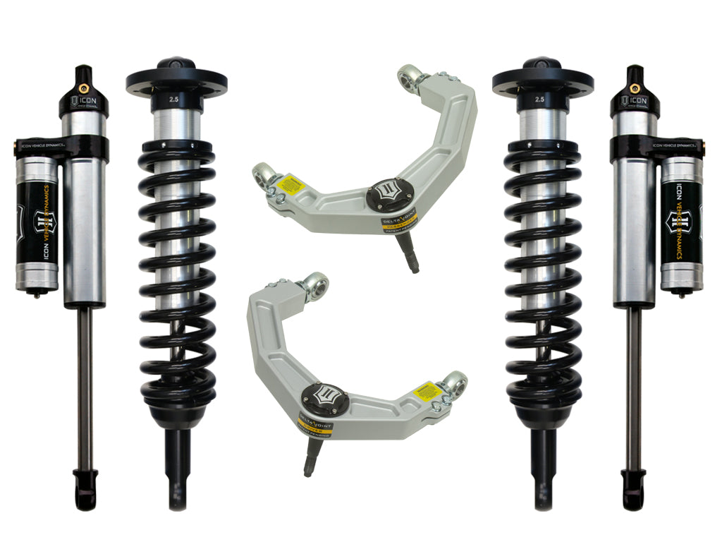 ICON Vehicle Dynamics K93003 09-13 FORD F150 4WD 0-2.63" STAGE 3 SUSPENSION SYSTEM W BILLET UCA for Select Ford F-150