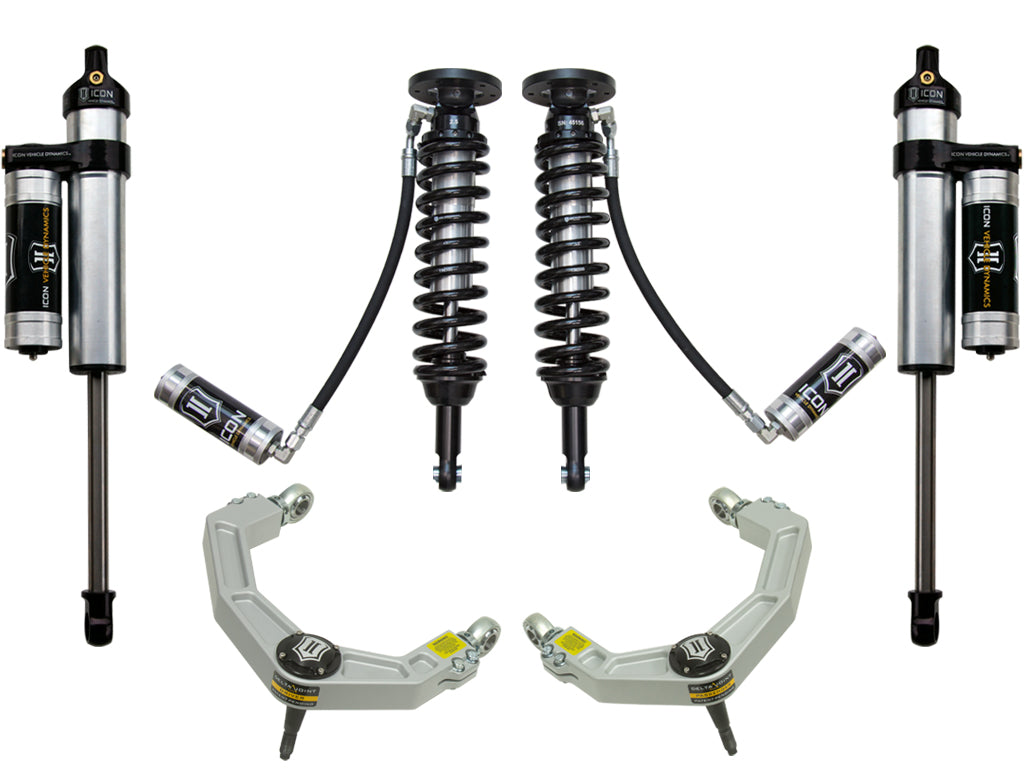 ICON Vehicle Dynamics K93004 09-13 FORD F150 4WD 1.75-2.63" STAGE 4 SUSPENSION SYSTEM W BILLET UCA for Select Ford F-150