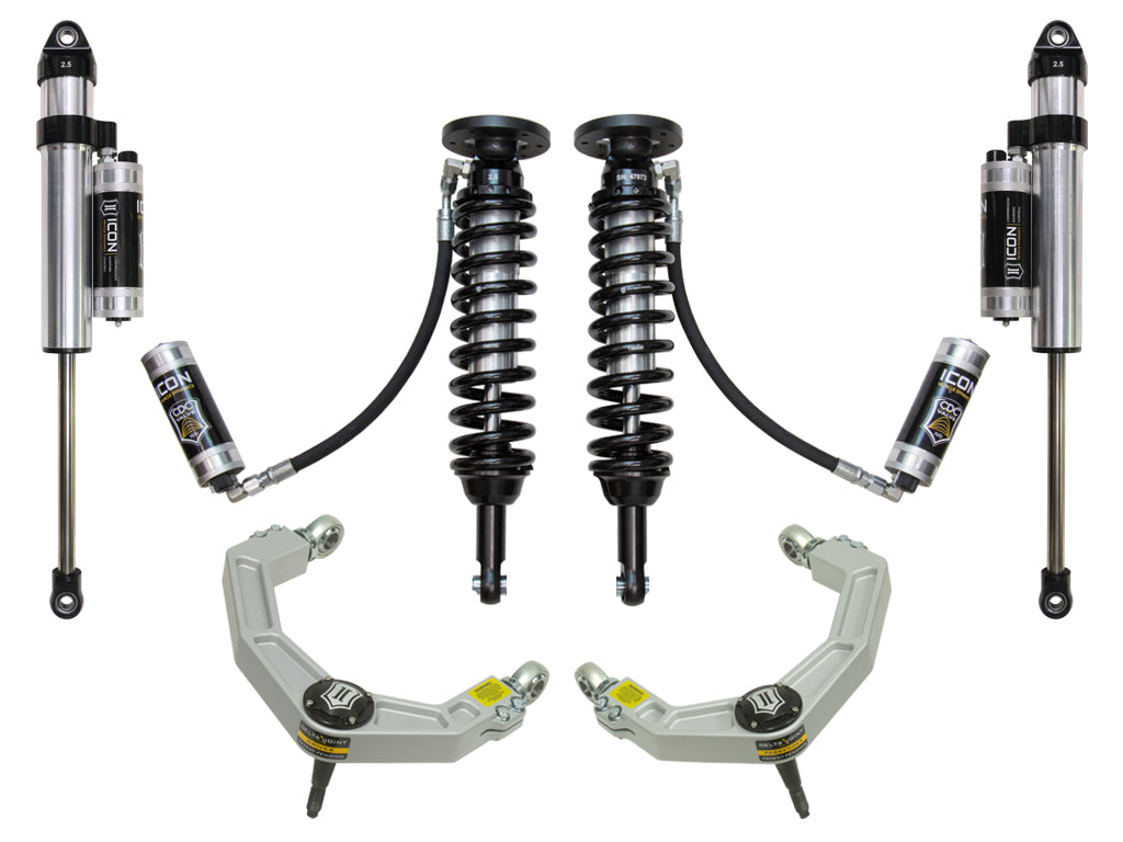 ICON Vehicle Dynamics K93005 09-13 FORD F150 4WD 1.75-2.63" STAGE 5 SUSPENSION SYSTEM W BILLET UCA for Select Ford F-150