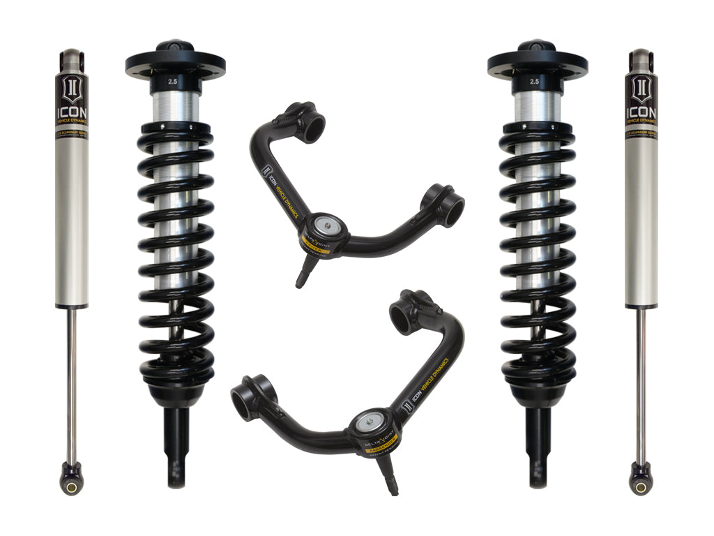 ICON Vehicle Dynamics K93011T 09-13 FORD F150 2WD 0-2.63" STAGE 2 SUSPENSION SYSTEM W TUBULAR UCA for Select Ford F-150